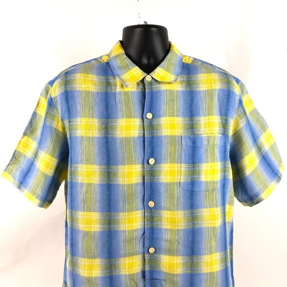 Tommy bahama Relax Mens 100% Linen Short Sleeve - Picture 2 of 6